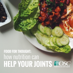 Food for thought; how good nutrition can help your joints